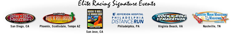 Elite Racing Musical Marathon Lineup